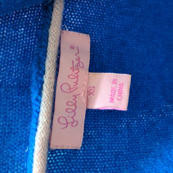 Lilly pulitzer 100% Cashmere cardigan XS - Picture 3 of 6